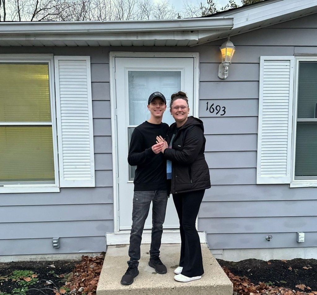 Jordan and Brittany officially became first-time home buyers in Columbus, Ohio!